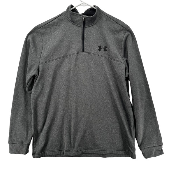 Under Armour Pullover Mens Extra Large Gray Quarter Zip Athletic Loose Fit - Picture 1 of 7